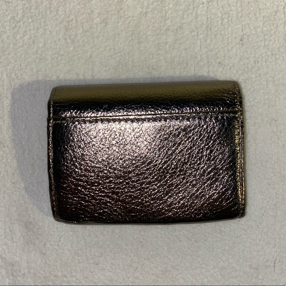 Mini silver Coach wallet - Picture 2 of 3